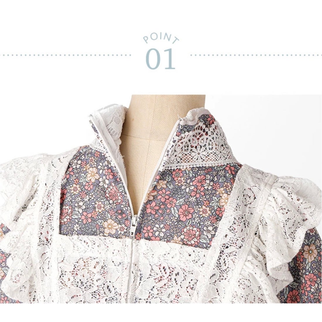 キャサリンコテージ Catherine Cottage レースエプロン着物ワンピース