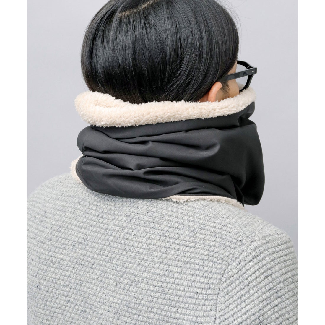 エーエムエスセレクト A.M.S.select 防寒 撥水 裏ボア 2WAY ネック