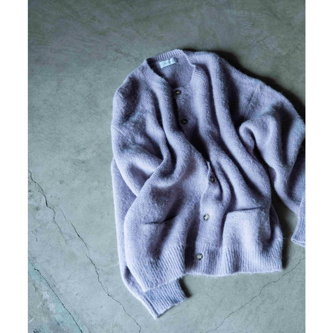 アダム エ ロペ ADAM ET ROPE' 【定番】モヘアミックス オーバーサイズ