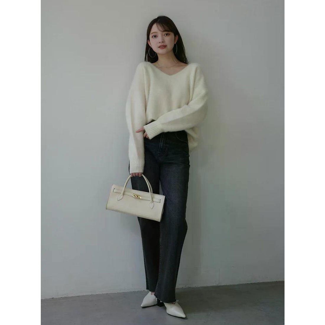 アニュアンス anuans ラクーンフォックス2wayネックプルオーバー