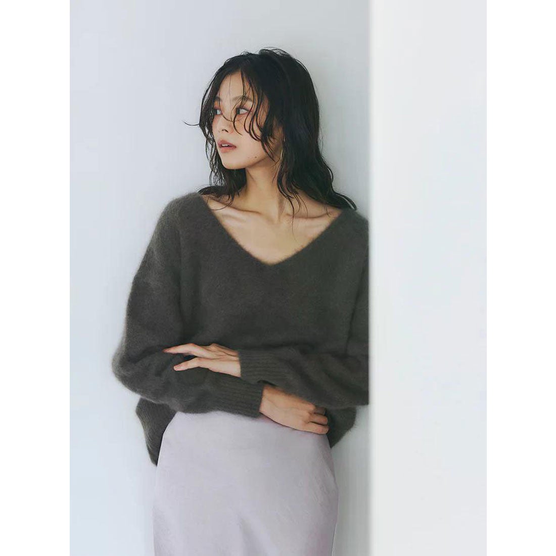 アニュアンス anuans ラクーンフォックス2wayネックプルオーバー