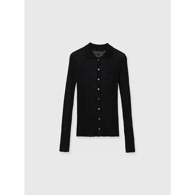 クラネ CLANE COTTON SHORT KNIT TOPS （BLACK） -ファッション通販