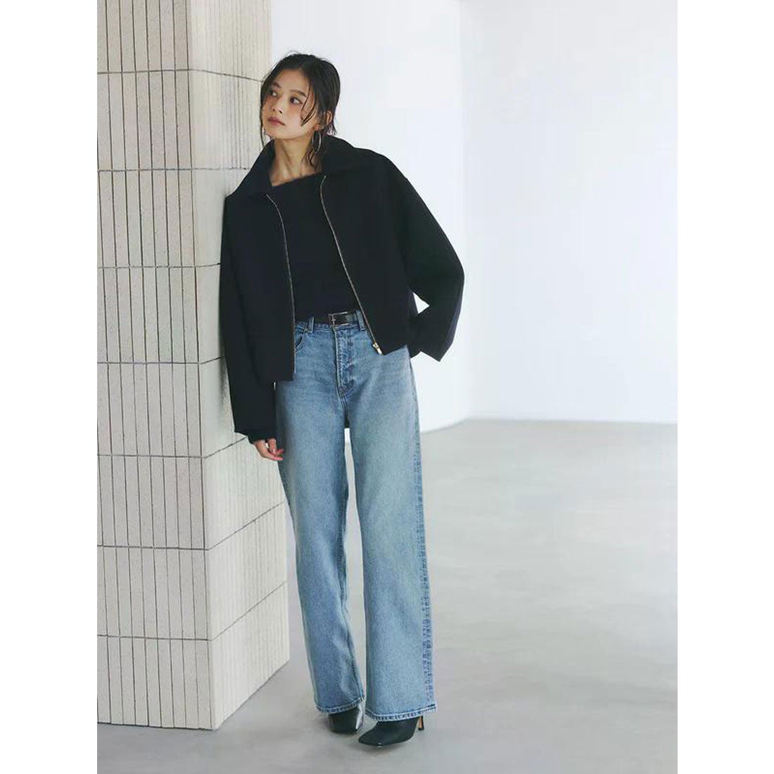 アニュアンス anuans ラクーンフォックスオフショルニットプルオーバー