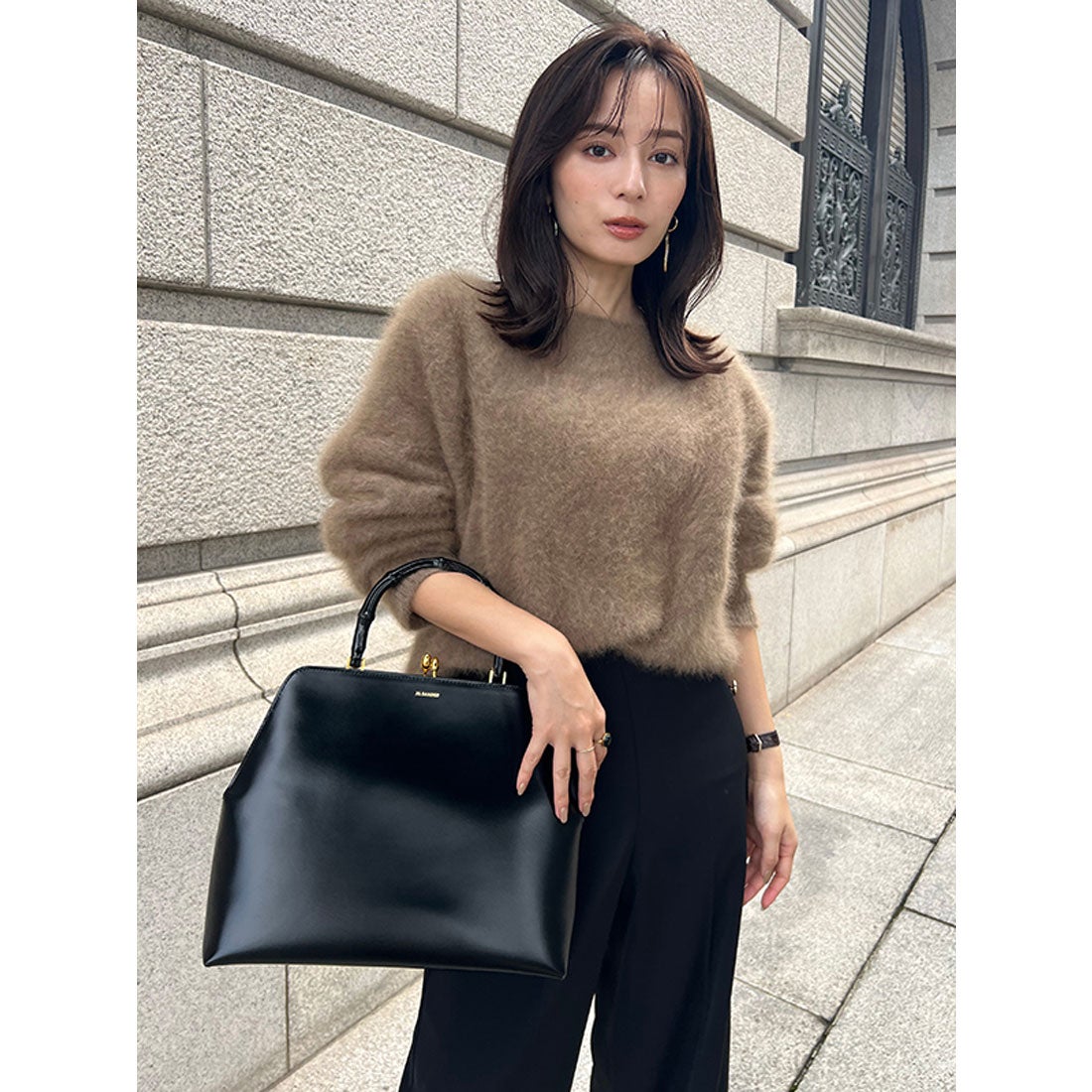 アニュアンス anuans ラクーンボートネックニットプルオーバー （LIGHT