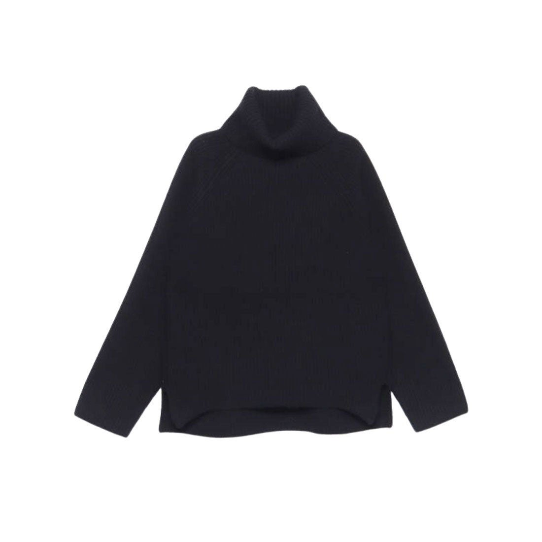 アニュアンス anuans ウールカシミヤラグランタートルニットプル