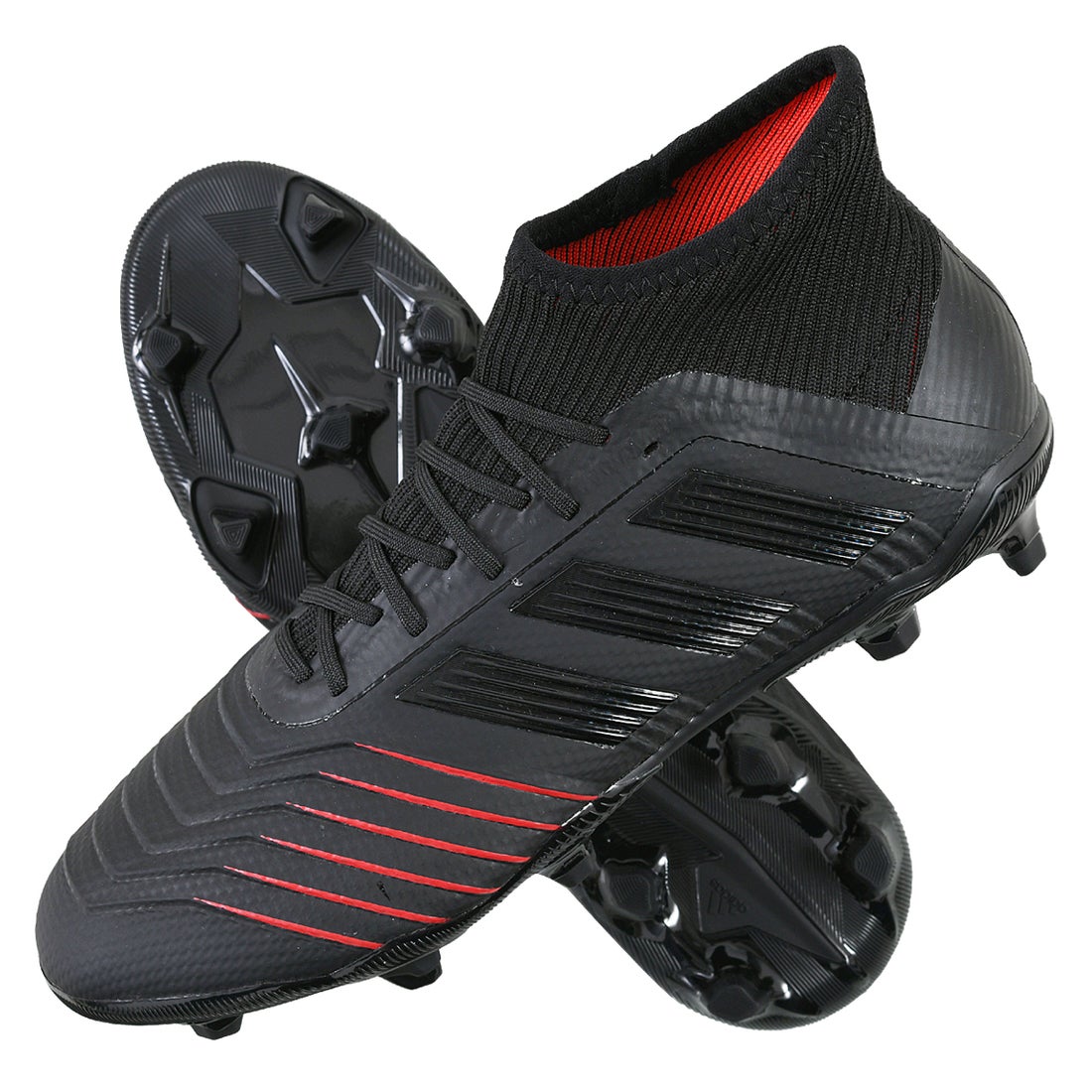 adidas アディダス プレデター 19.1 FG/AG ジュニア(ブラック) D97997