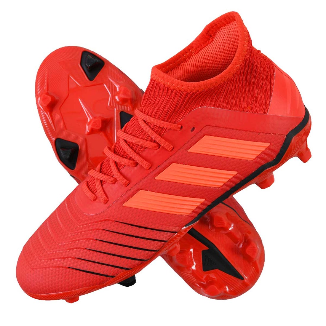 adidas アディダス プレデター 19.1 FG/AG ジュニア(レッド×ブラック