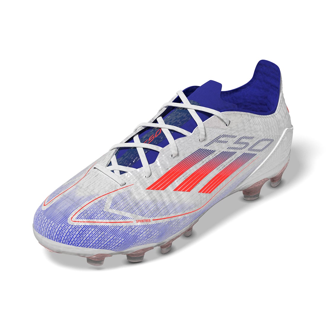 adidas アディダス キッズ F50 PRO HG/AG(ホワイト×レッド×ブルー