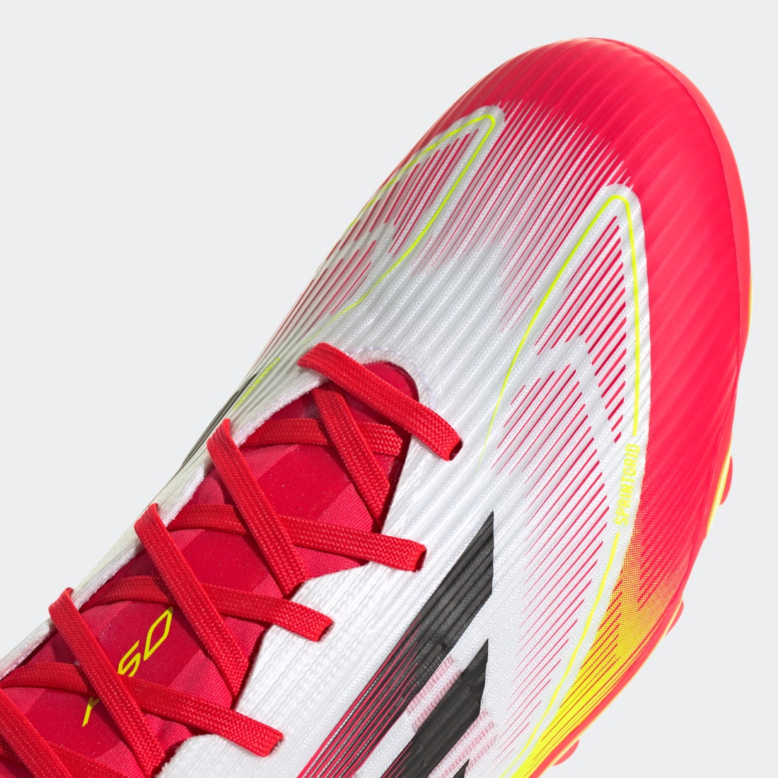 adidas アディダス F50 LEAGUE HG/AG (ホワイト/レッド/イエロー