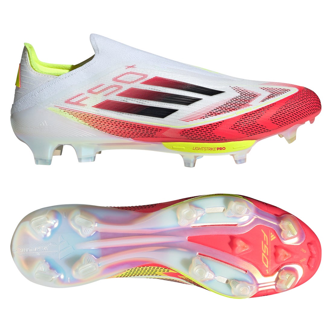 adidas アディダス F50 +FG(ホワイト/レッド/イエロー) IE1251