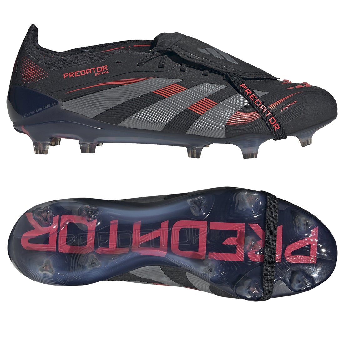 adidas アディダス プレデター ELITE FT FG(ブラック×グレー×レッド