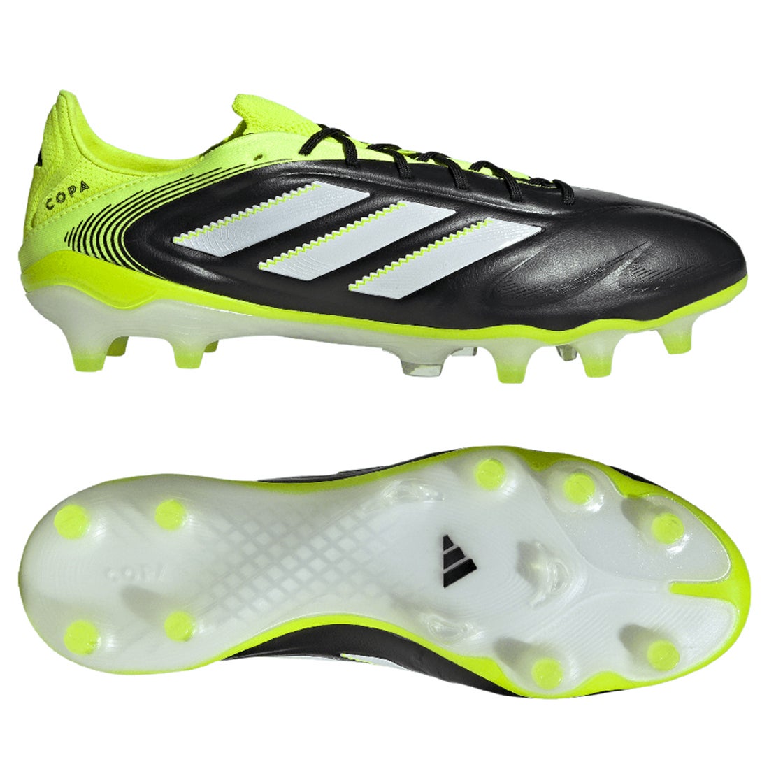 adidas アディダス コパピュア 3 ELITE FG(ブラック×ホワイト×イエロー