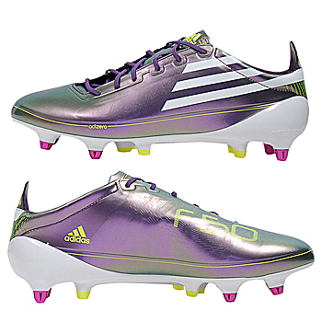 adidas アディダス F50 アディゼロ TRX SG(パープル×ホワイト) G17006