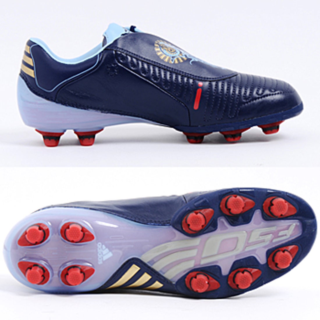 adidas アディダス F50 i TUNiT レザースターターパッケージ(ネイビー