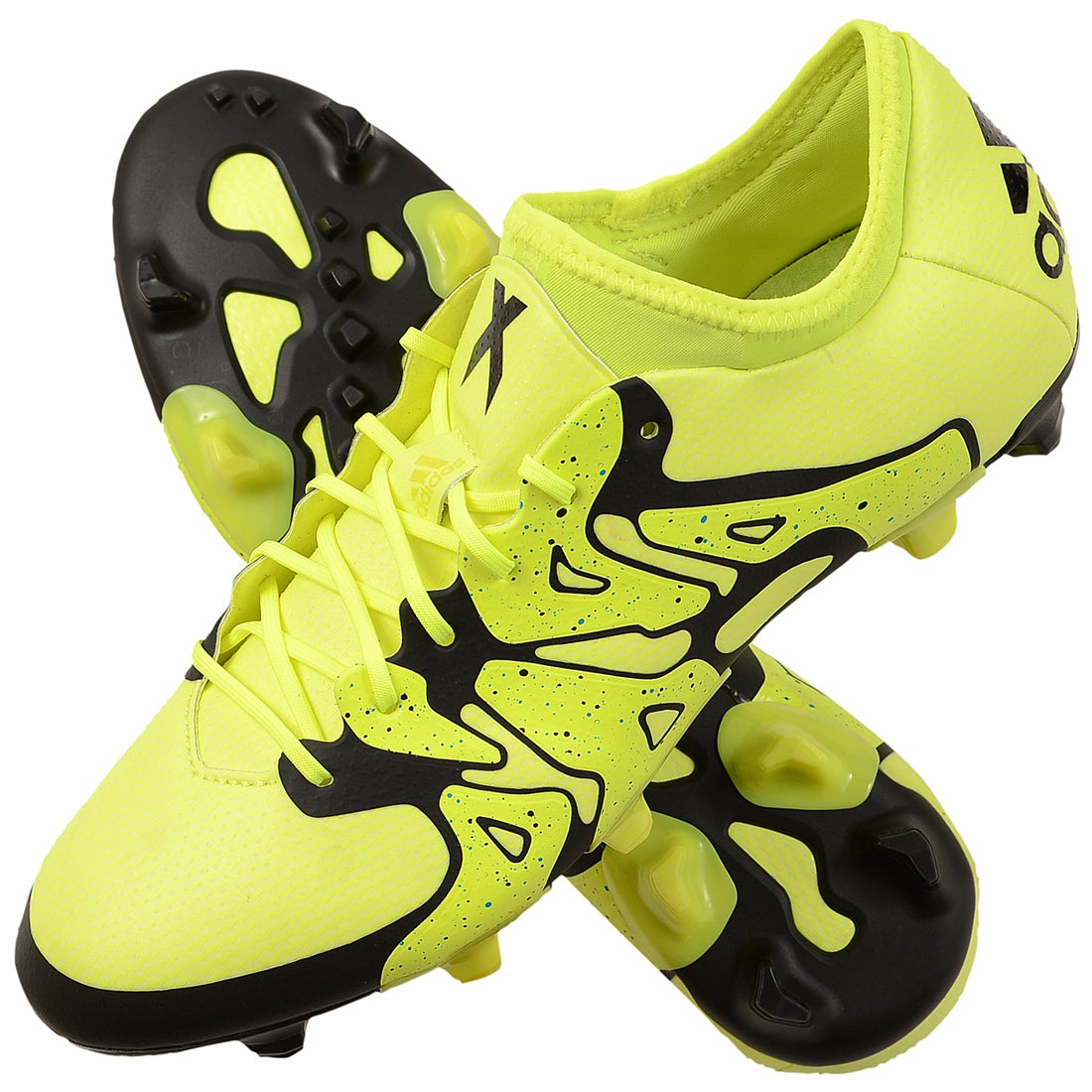 adidas アディダス エックス 15.1 FG/AG(蛍光イエロー×ブラック