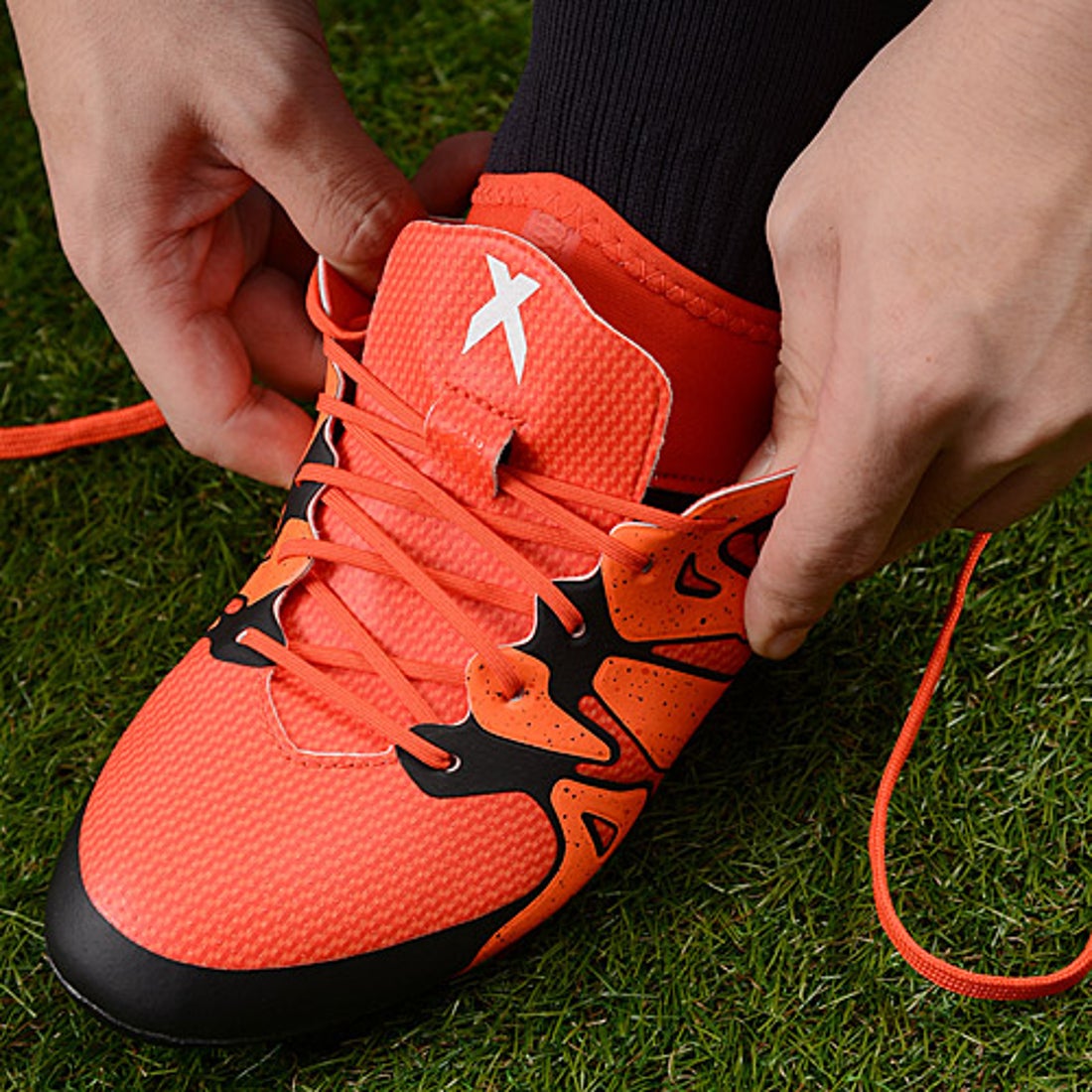 adidas アディダス エックス 15.1 FG/AG(オレンジ×ブラック) S83148