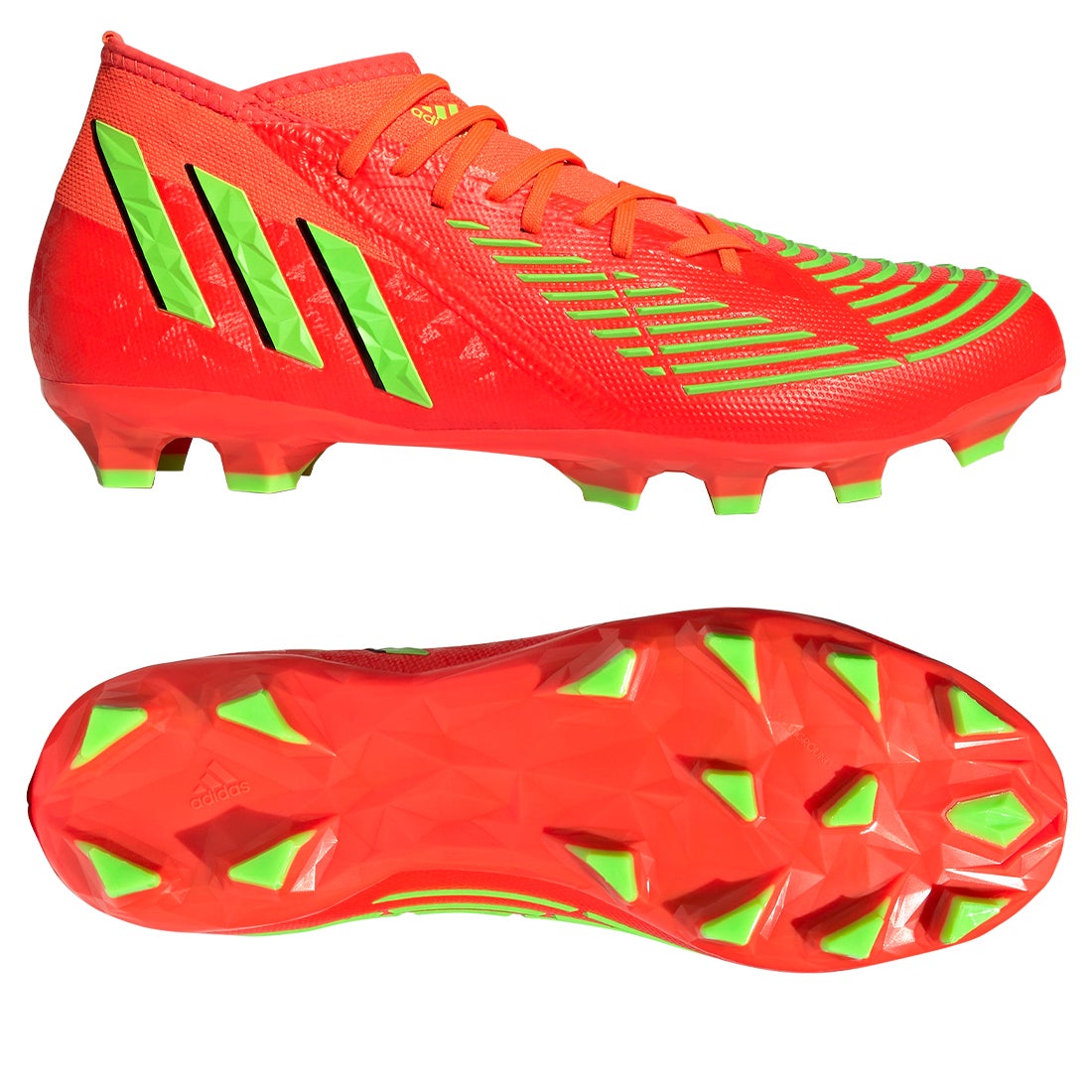 adidas アディダス プレデター エッジ.2 HG/AG(レッド×グリーン) LKX10