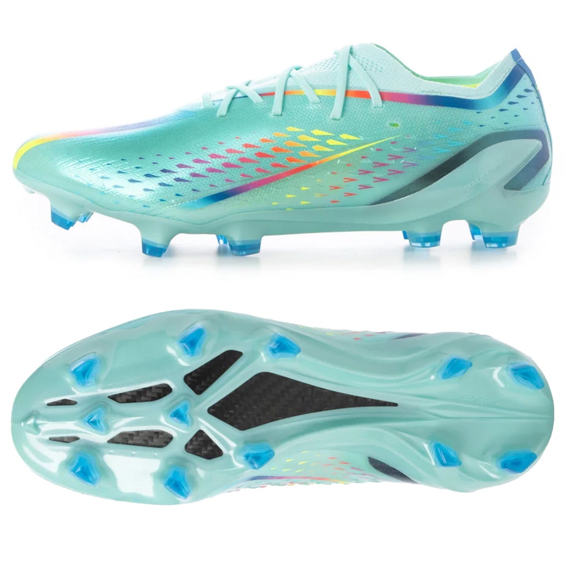 adidas アディダス エックス スピードポータル.1 FG(アクア×レッド