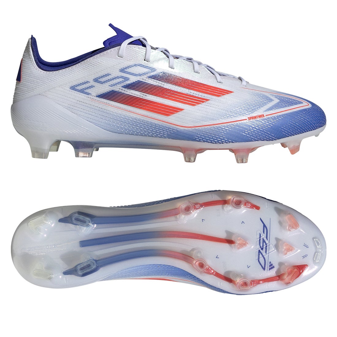 adidas アディダス F50 ELITE FG(ホワイト×レッド×ブルー) NJR96