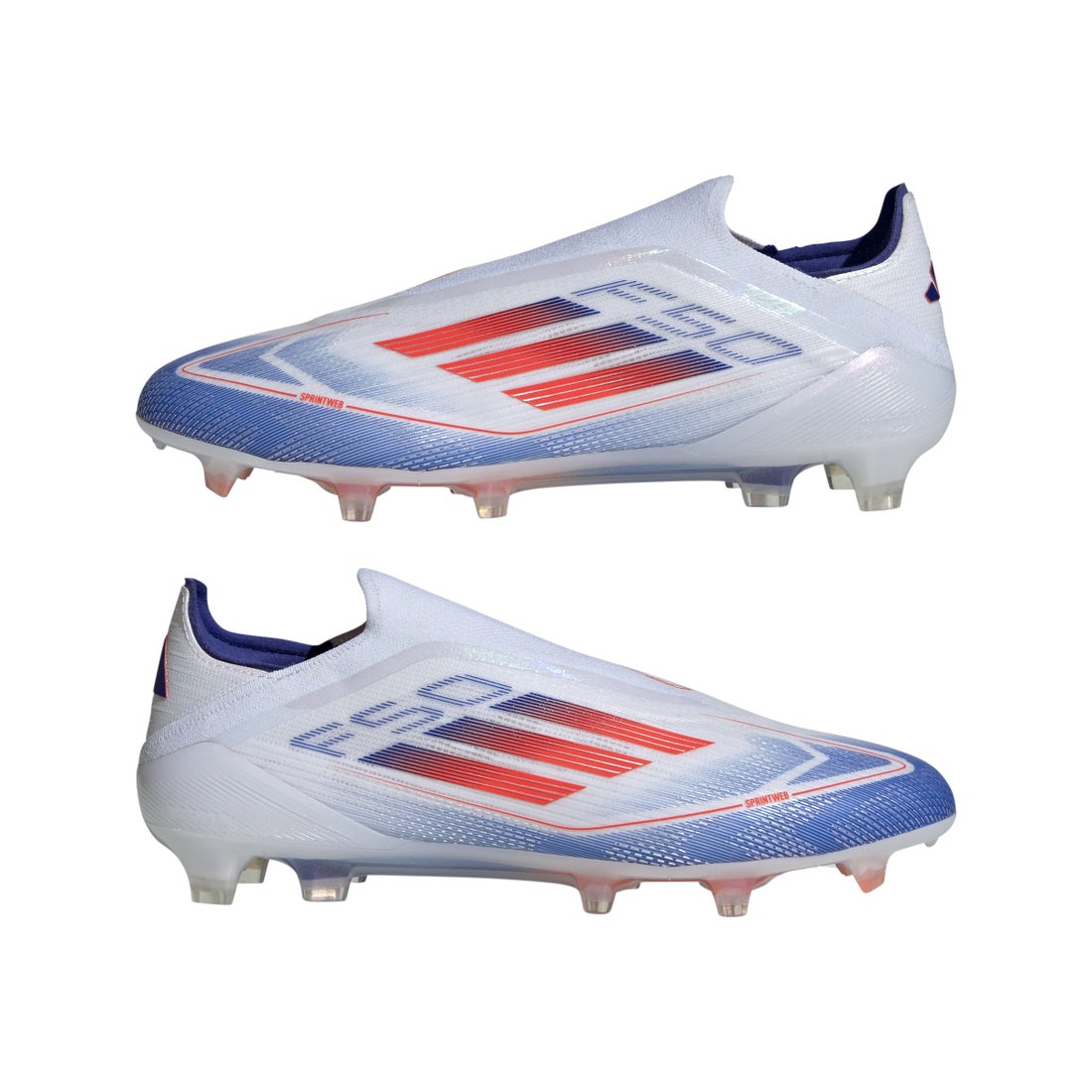 adidas アディダス F50 レースレス ELITE FG(ホワイト×レッド×ブルー
