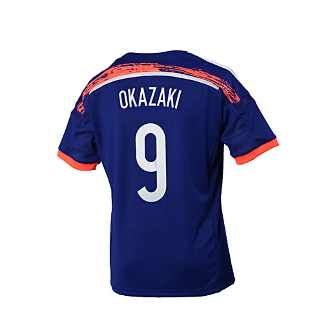 adidas 日本代表 14/15 ユニフォーム ホーム 半袖 ジュニア #9.岡崎