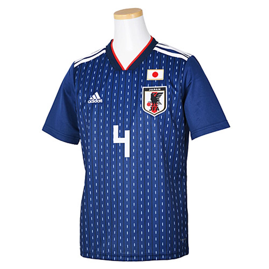 adidas 日本代表 2018 ユニフォーム ホーム 半袖 ジュニア #4.本田圭佑
