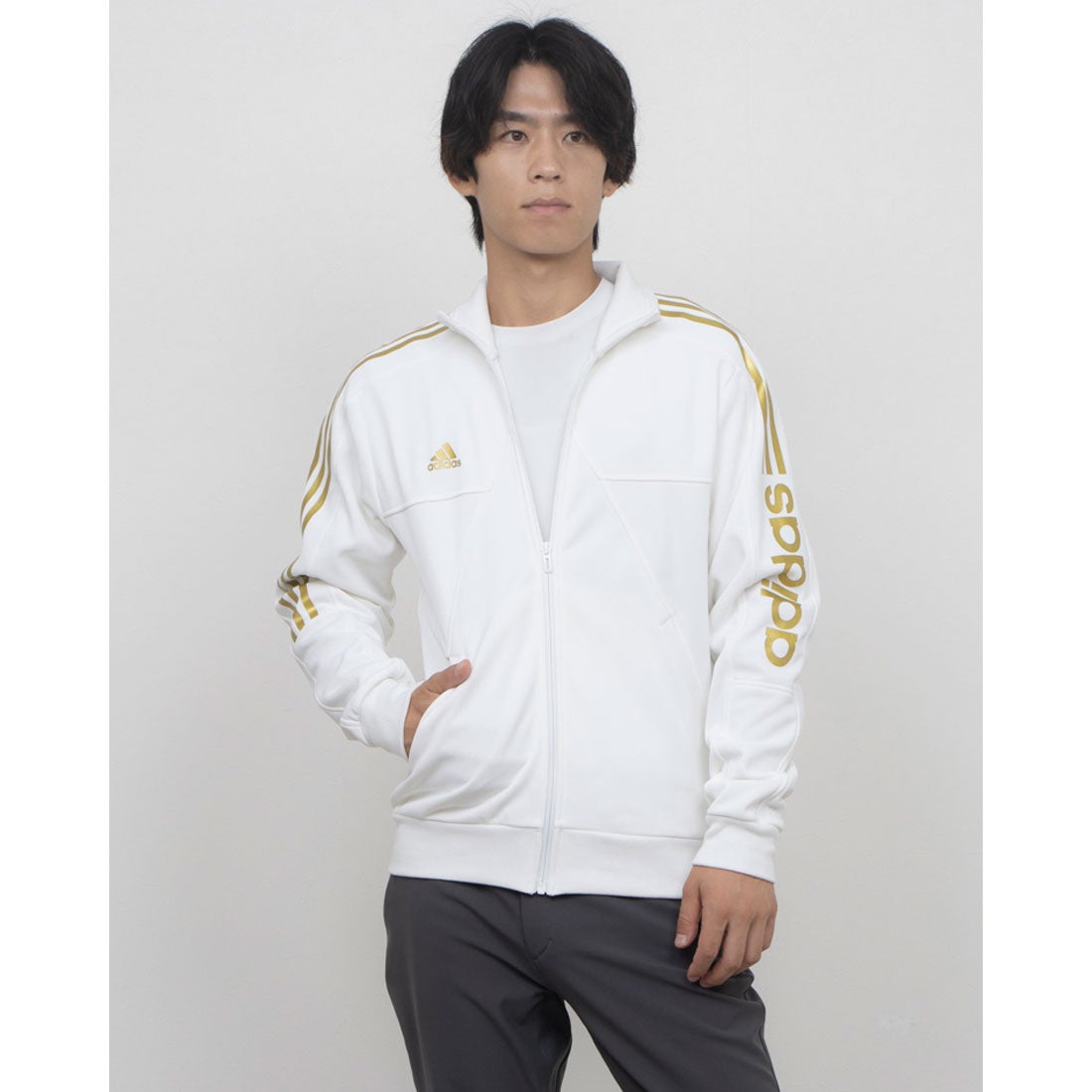 アディダス adidas メンズ 長袖ジャージジャケット M HOT トラック