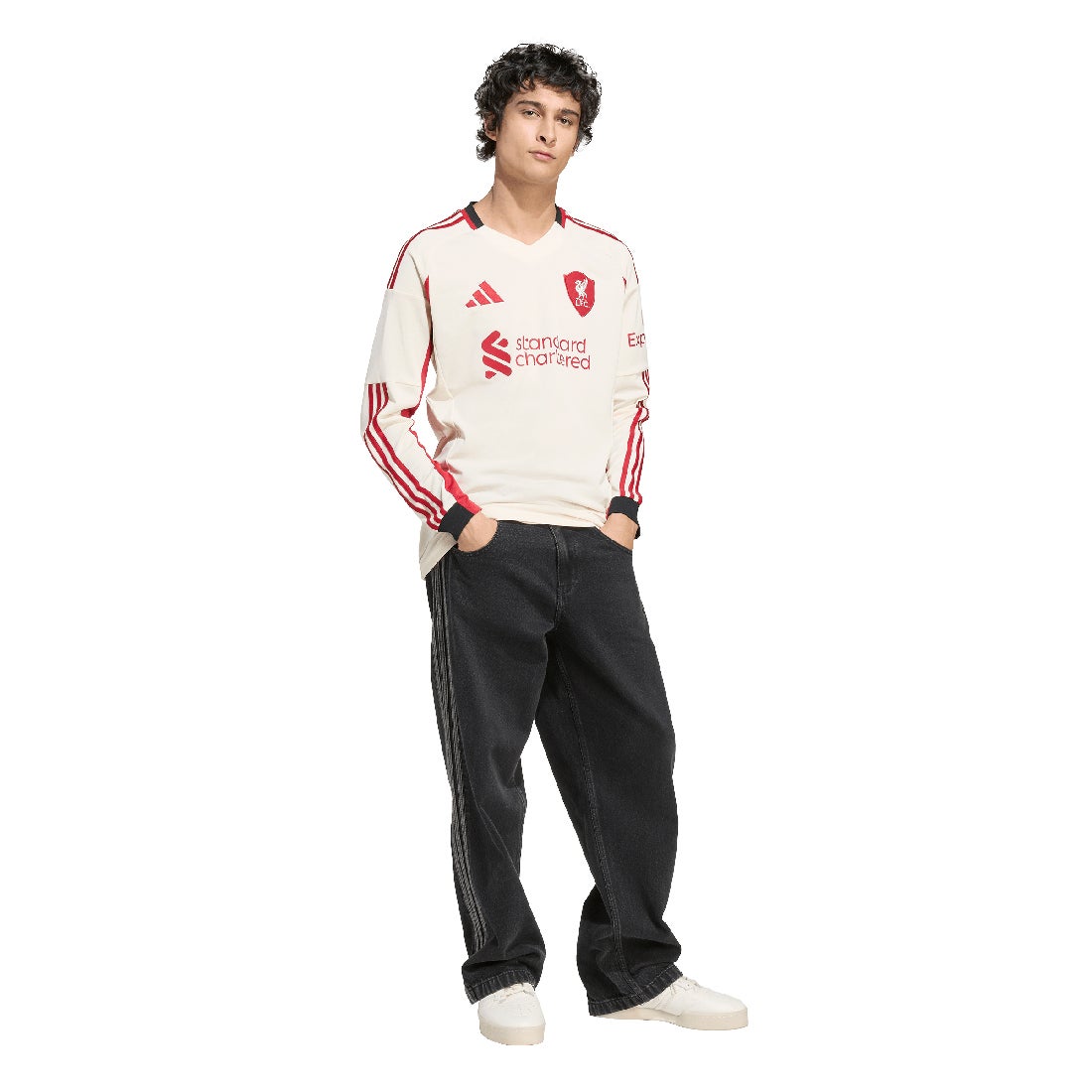 adidas リバプール 25/26 ユニフォーム アウェイ 長袖 レプリカ JYF43