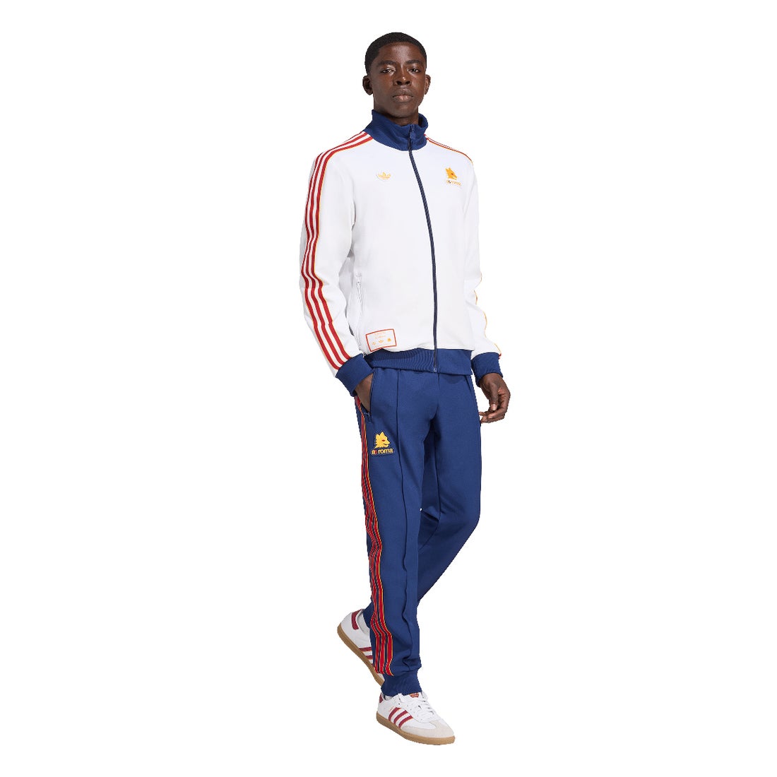 adidas ASローマ 25/26 TERRACE ICON トラックトップ(ホワイト) KKX14