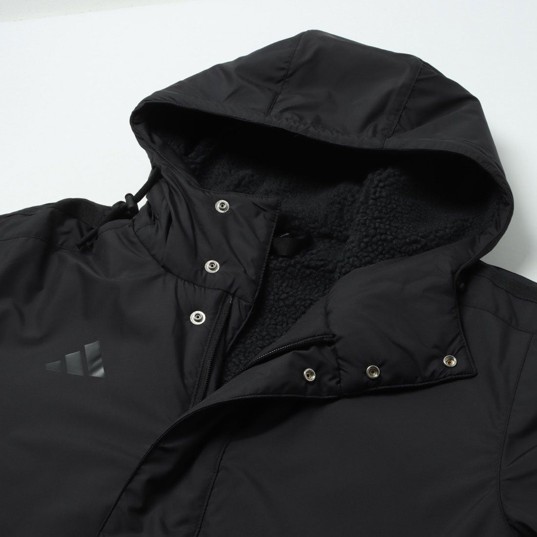 アディダス adidas メンズ ベンチコート スリーストライプス ルーズ