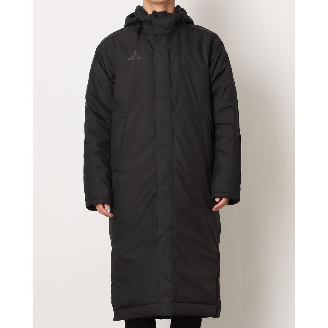 アディダス adidas メンズ ベンチコート スリーストライプス ルーズ