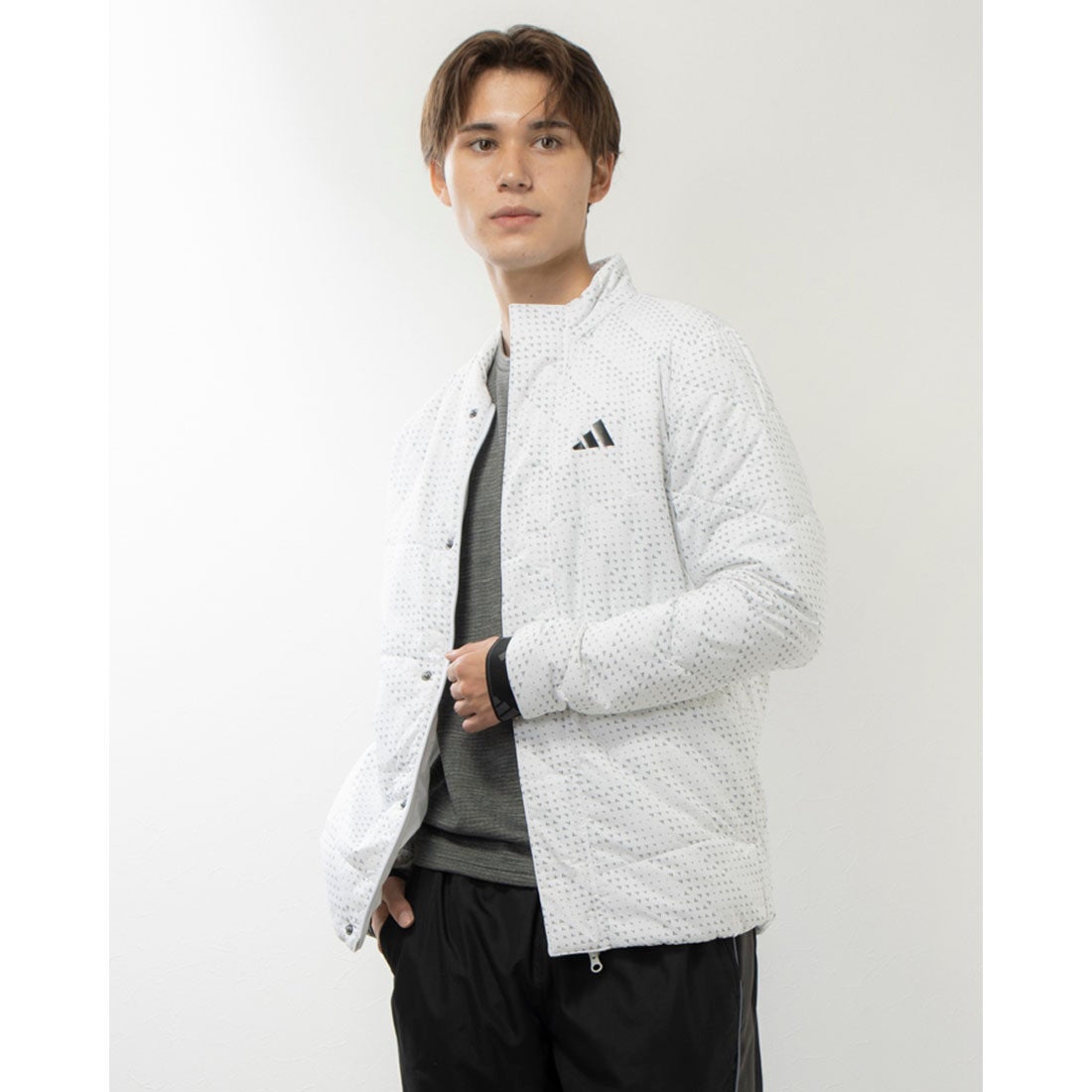 アディダス adidas メンズ ゴルフ 中綿ジャケット BOSグラフィック