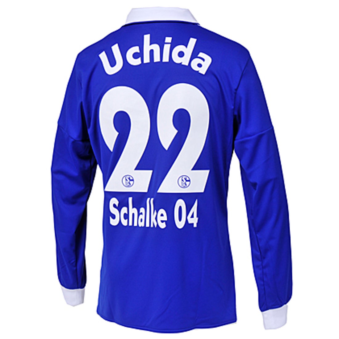 adidas シャルケ04 10/12 ユニフォーム ホーム 長袖 ▽#22.内田篤人