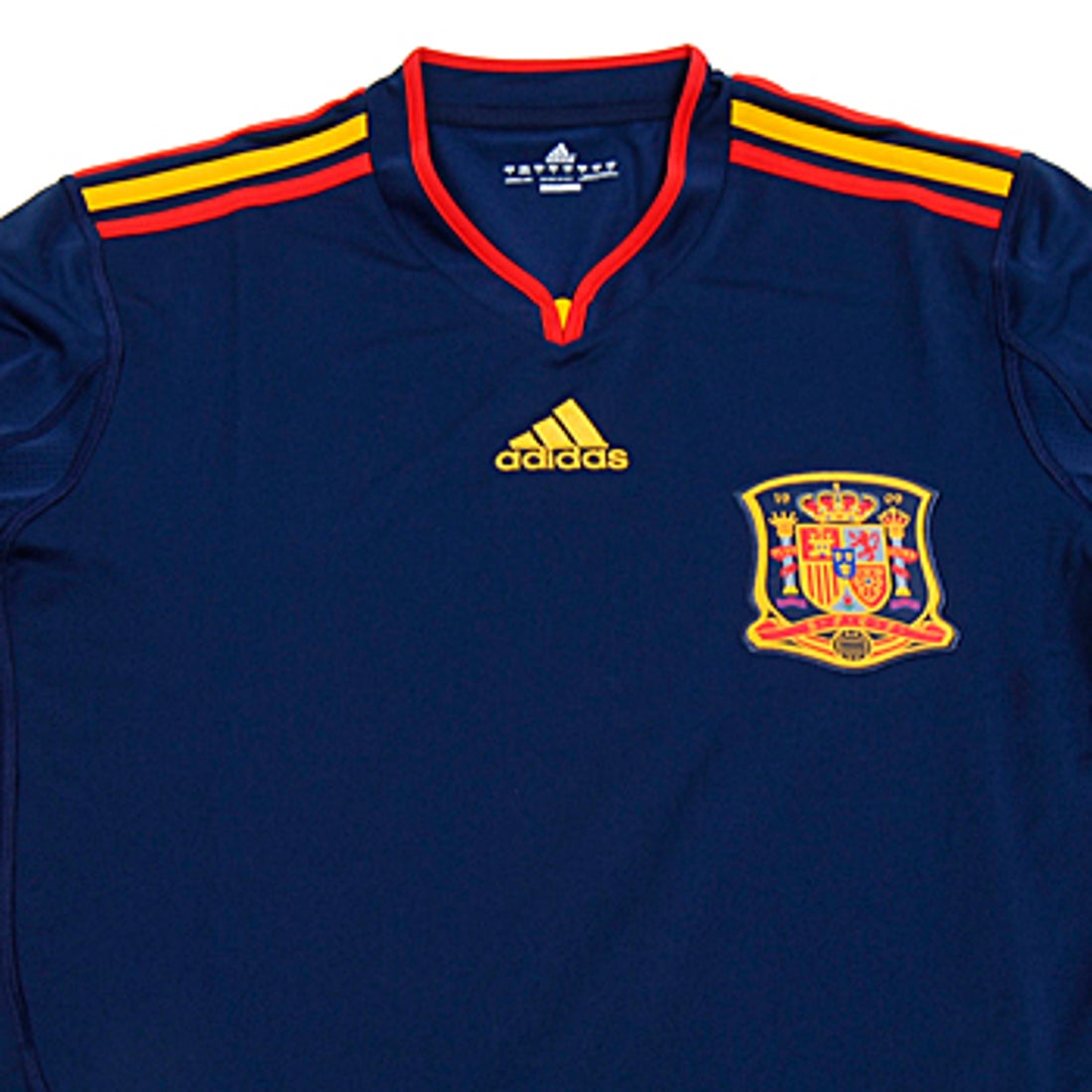 adidas スペイン代表 2010 アウェイ レプリカ半袖ジャージー JJ776