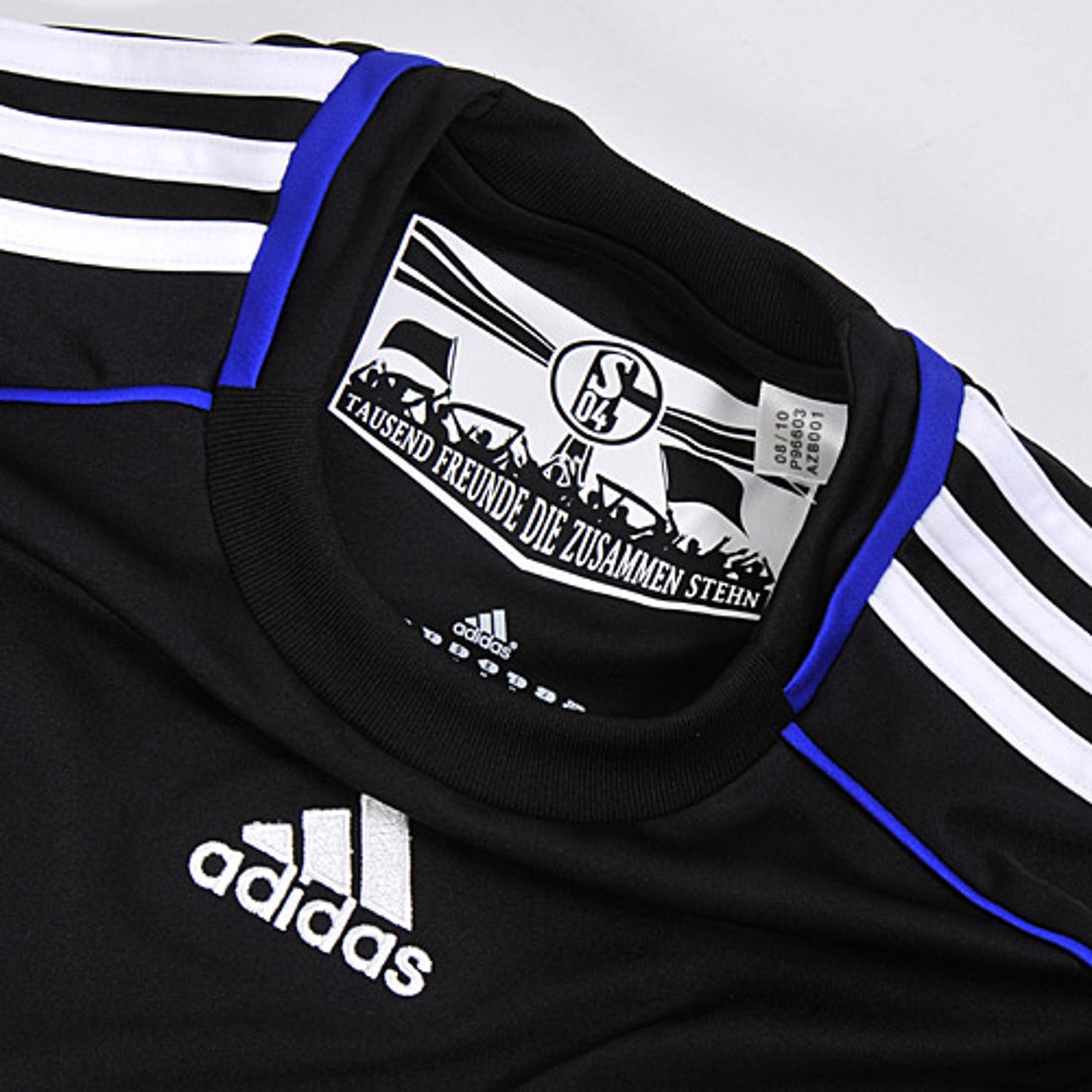 adidas シャルケ04 10/11 GKユニフォーム ホーム 長袖 P96603 ブラック