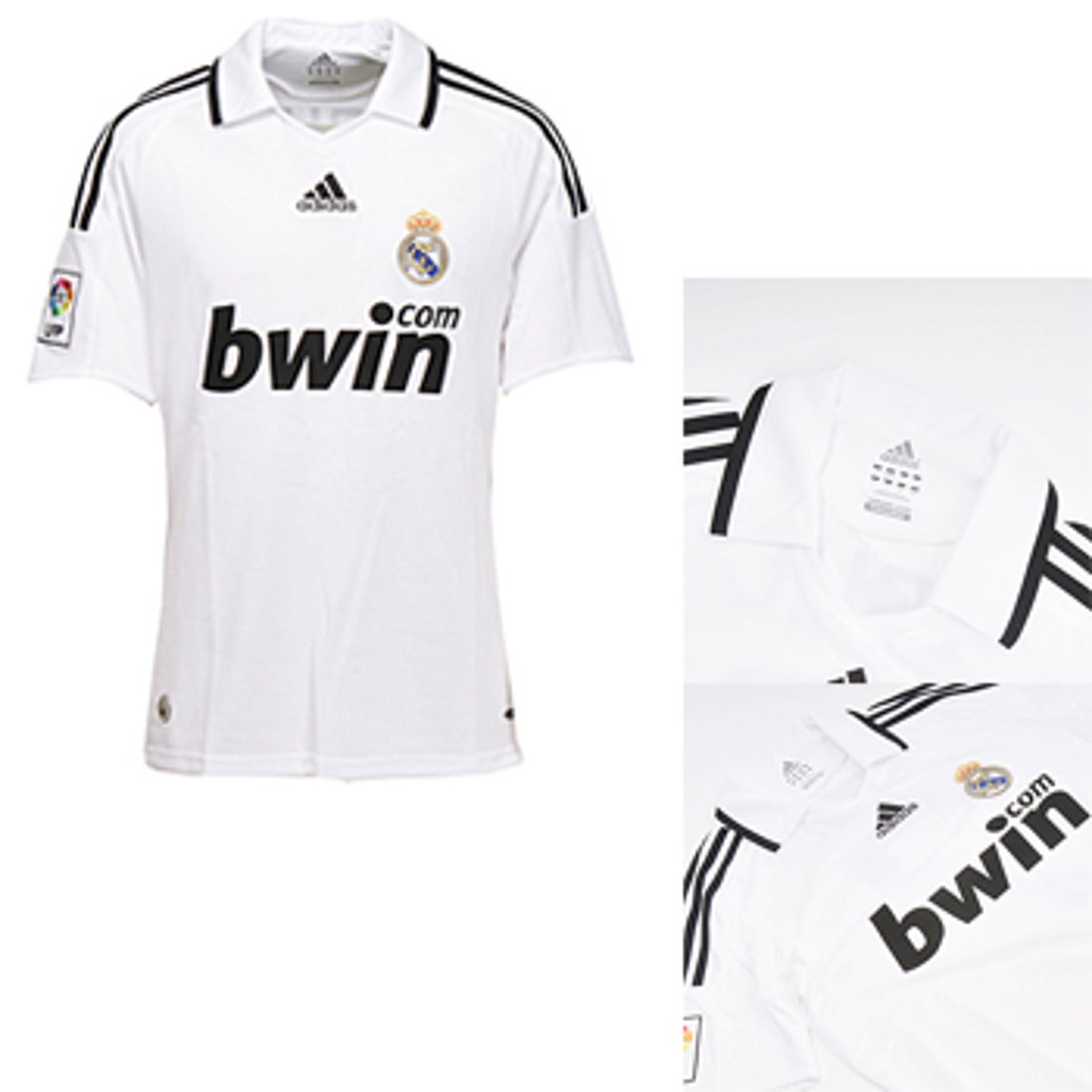 adidas レアルマドリード 08/09 ユニフォーム ホーム 半袖 #7.ラウル