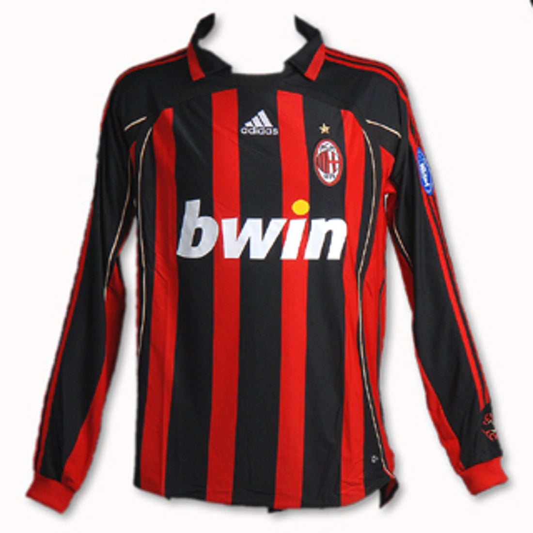 adidas ACミラン 06/07 ユニフォーム ホーム 長袖 チャンピオンズ