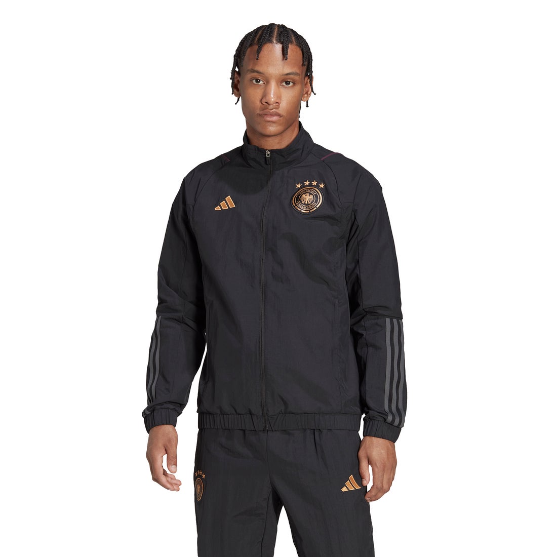 adidas ドイツ代表 2022 プレゼンテーションジャケット(ブラック