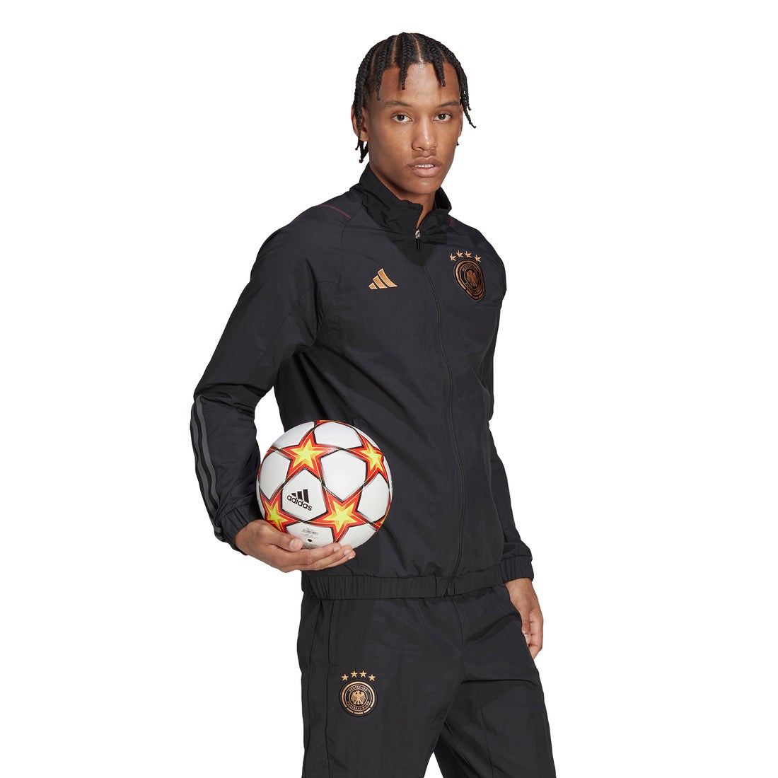 adidas ドイツ代表 2022 プレゼンテーションジャケット(ブラック