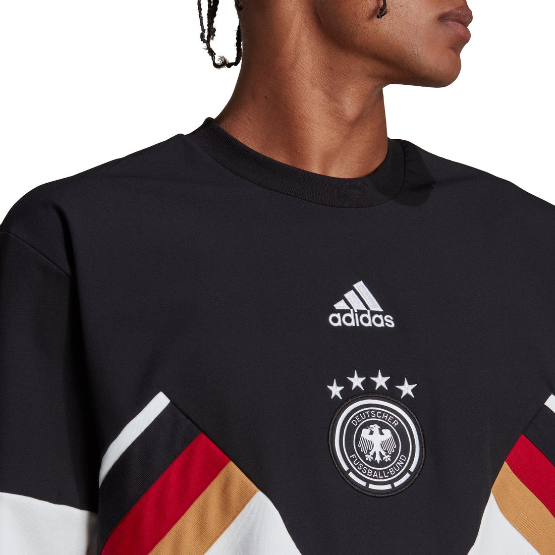 adidas ドイツ代表 2022 ICON クルースウェット(ブラック) VL555