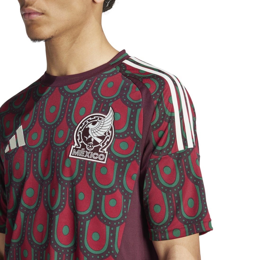 adidas メキシコ代表 2024 ユニフォーム ホーム 半袖 レプリカ KNO19