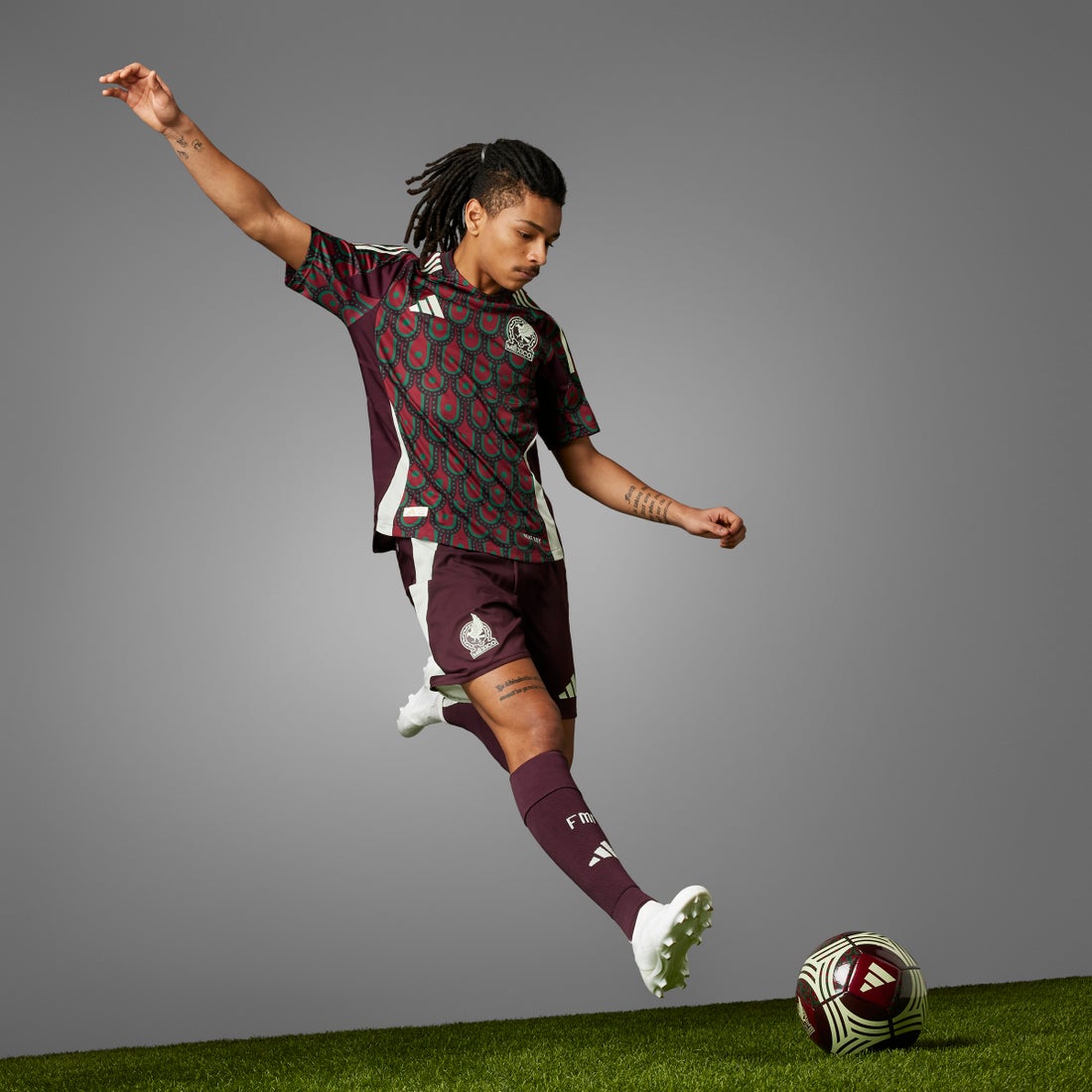 adidas メキシコ代表 2024 ユニフォーム ホーム 半袖 オーセンティック