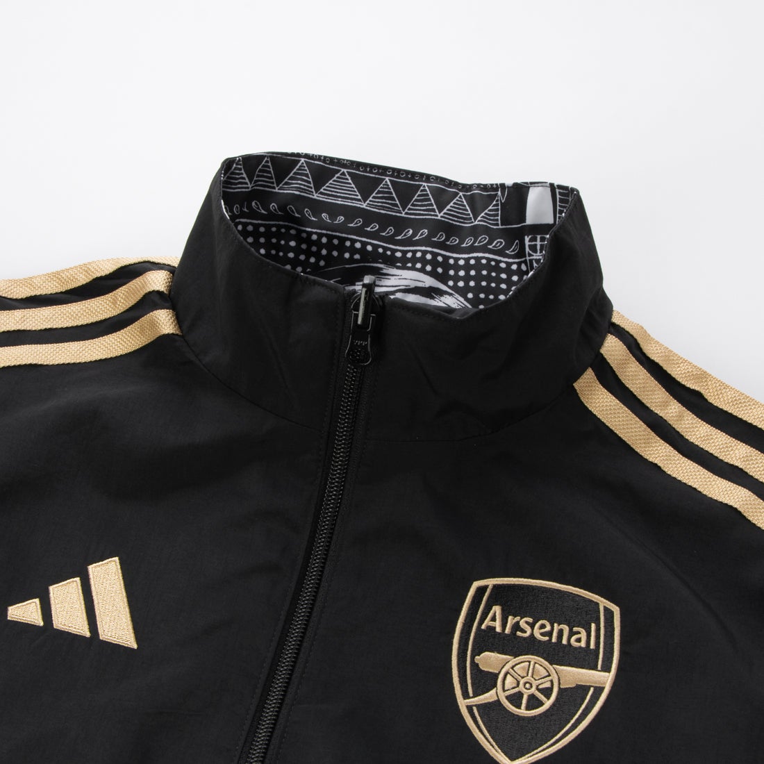 adidas アーセナル 23/24 アンセムジャケット(ブラック) KLT65 IP1607