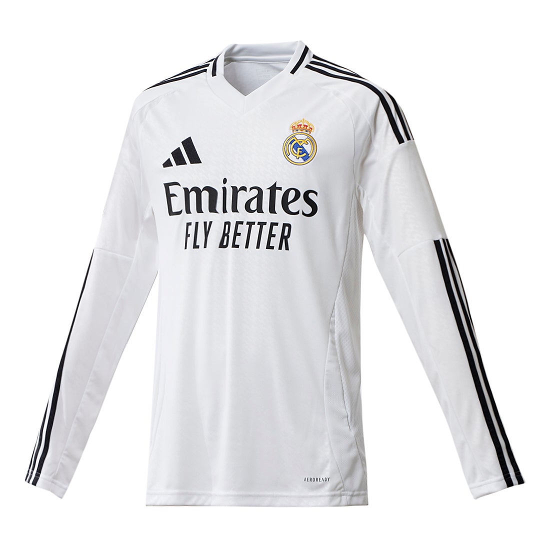 adidas レアルマドリード 24/25 ユニフォーム ホーム 長袖 レプリカ