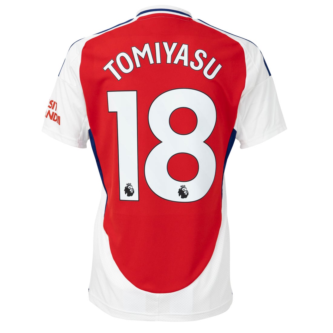 adidas アーセナル 24/25 ユニフォーム ホーム 半袖 レプリカ #18.冨安