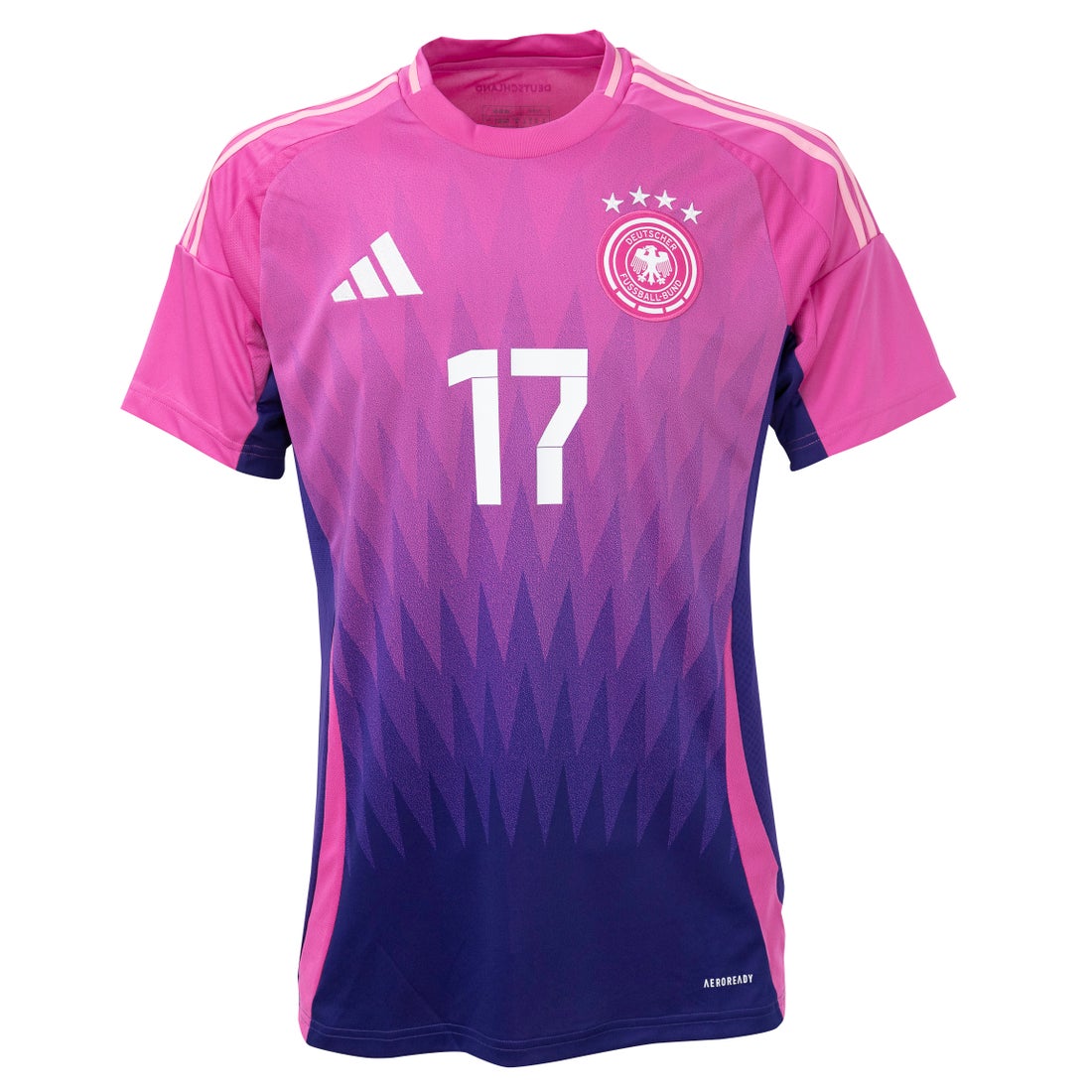 adidas ドイツ代表 2024 ユニフォーム アウェイ 半袖 レプリカ #17