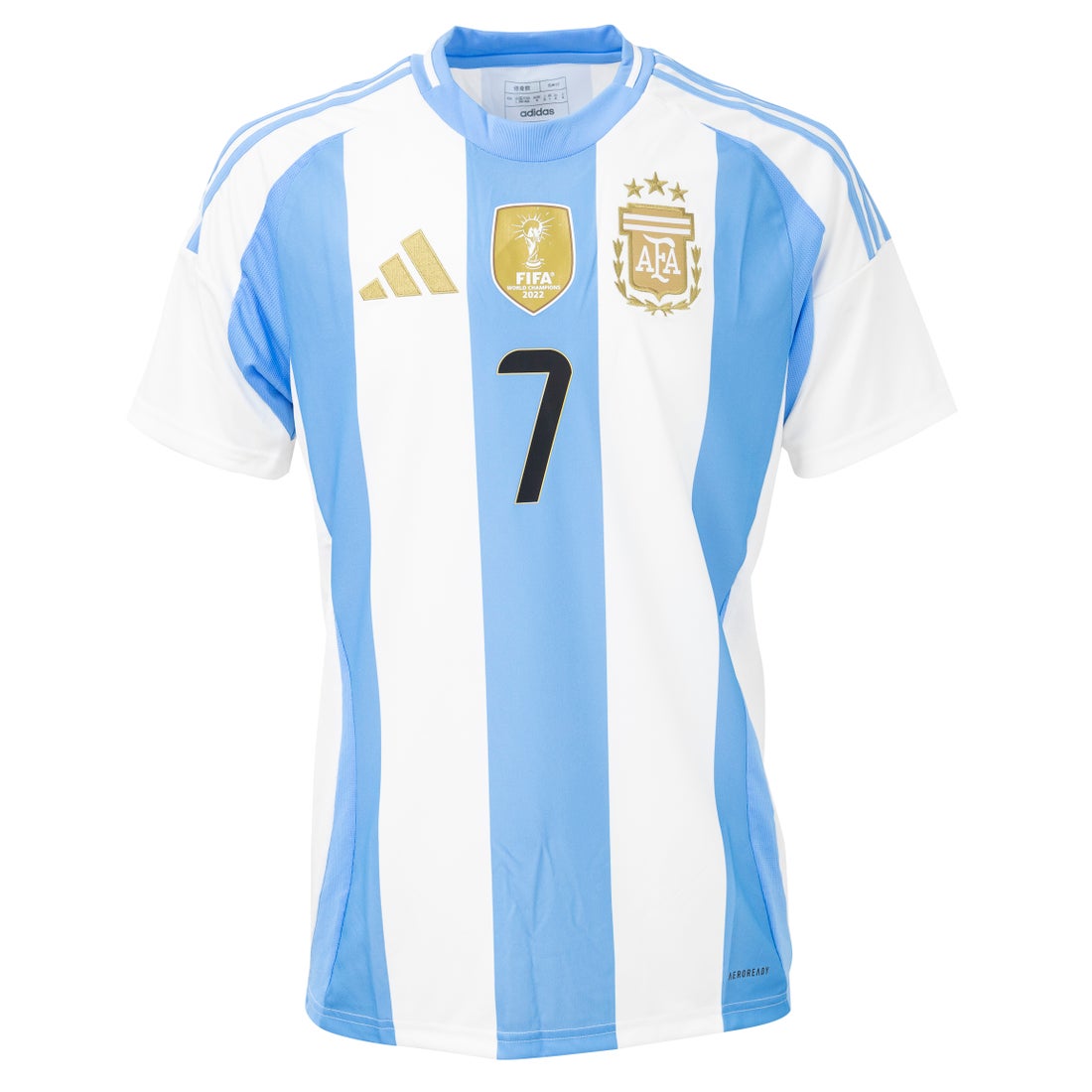 adidas アルゼンチン代表 2024 ユニフォーム ホーム 半袖 レプリカ #7