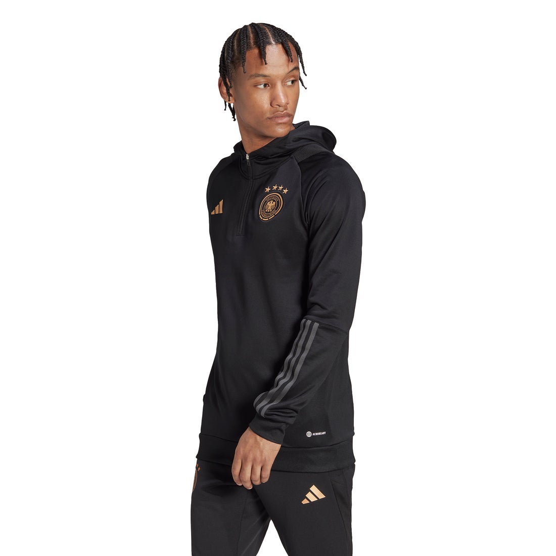 adidas ドイツ代表 2022 フーディー&トレーニングパンツ(ブラック