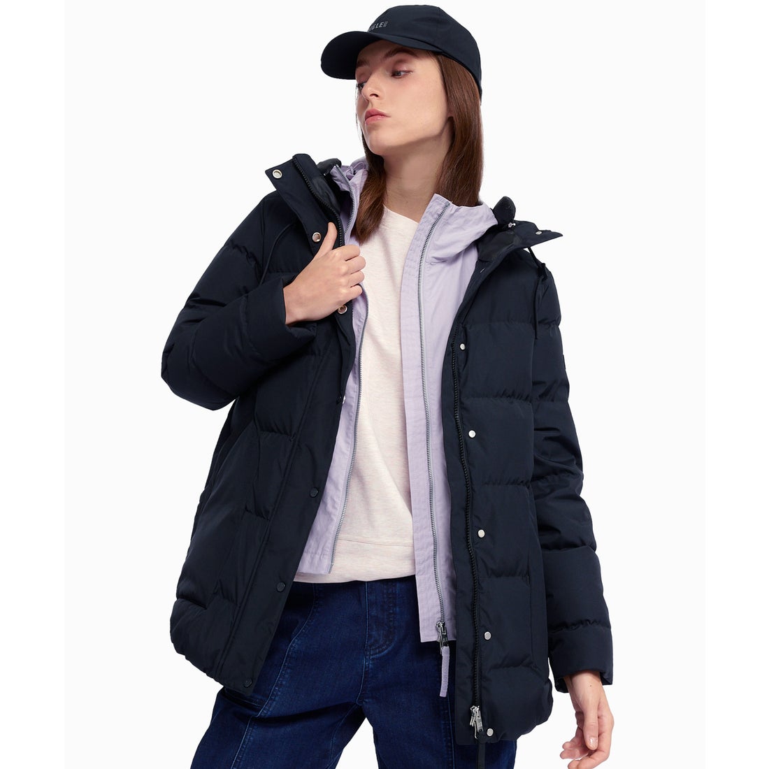 エーグル AIGLE ゴアテックスウインドストッパー(R) ダウンジャケット