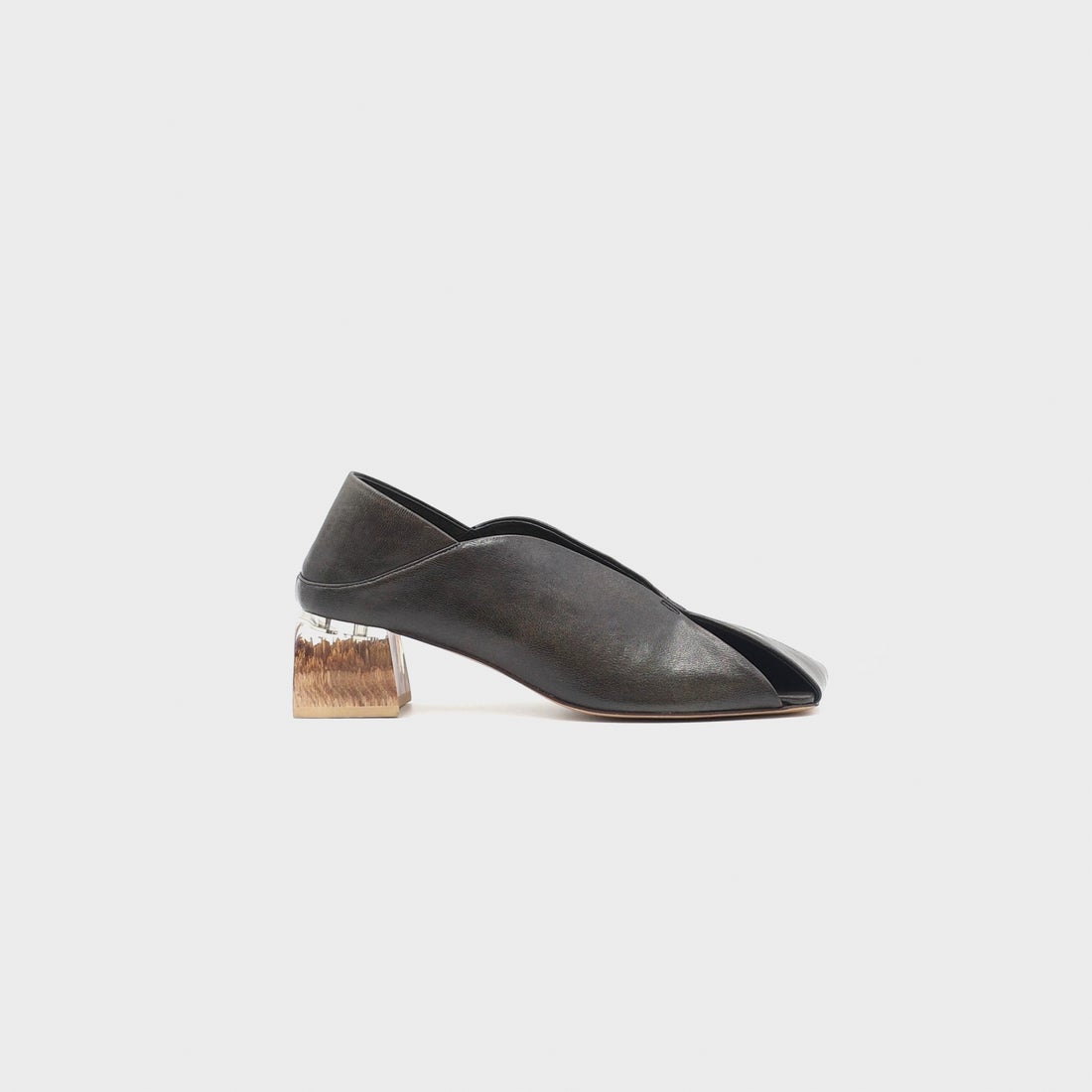 ERIN OBJETHEEL PUMPS （Vintage Black） -ALM. official web store
